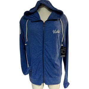 UCLA Bruins Jacket Full Zip Hooded Womens  Sweatshirt Medium New NCAA